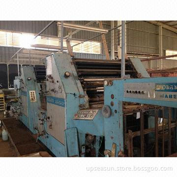 Offset printing machine, automatic inking rollers washing device